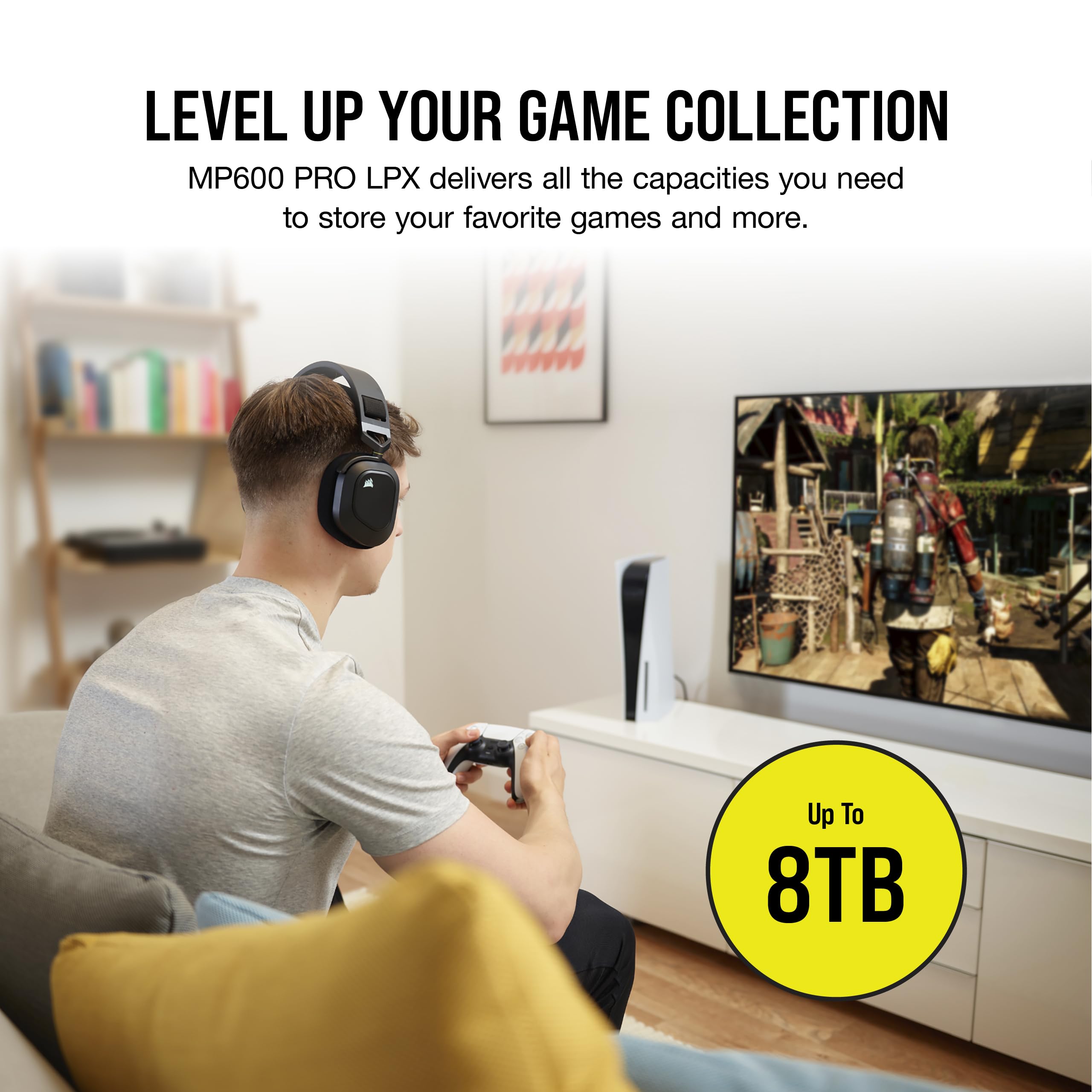 SSD Corsair MP600 PRO LPX - 1TB, M.2 NVMe, Leitura 7100MB/s